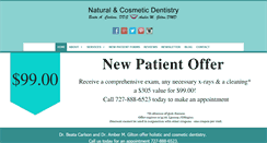 Desktop Screenshot of naturalandcosmeticdentistry.com